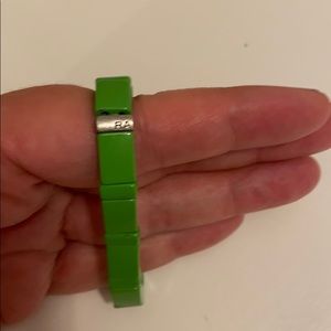 Roxanne Assoulin emerald enamel stretchy bracelet